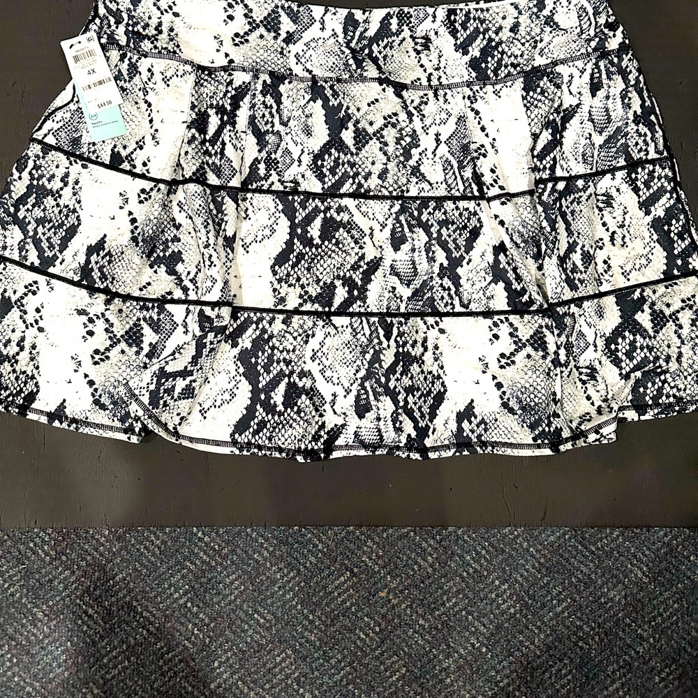 Brand new plus size ideology skort